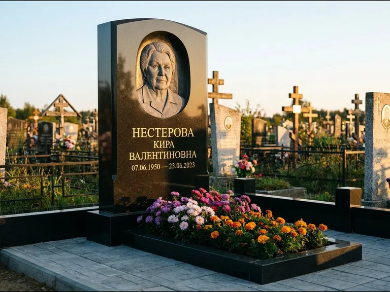 Памятник с барельефом — выполненная работа 12 в Салехарде