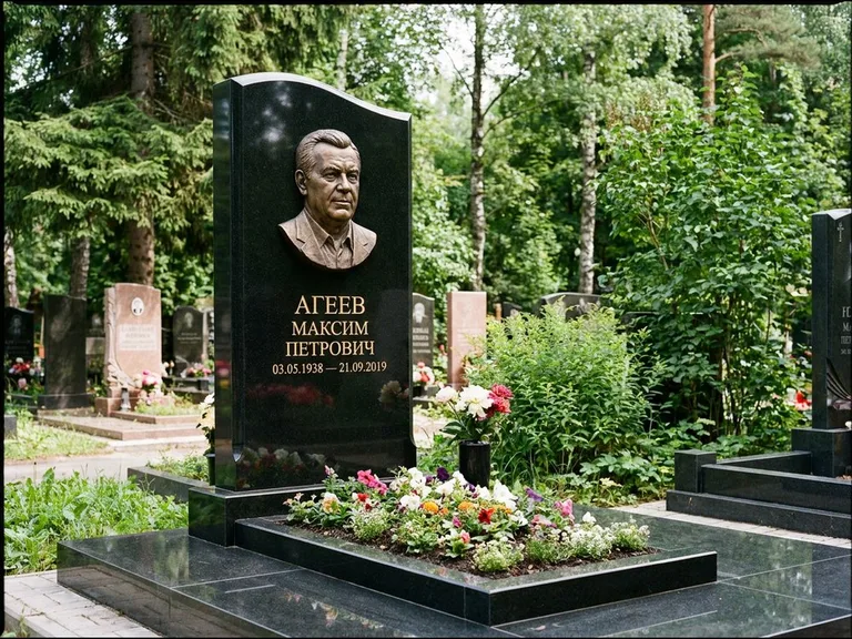 Памятник с барельефом — выполненная работа 13 в Салехарде