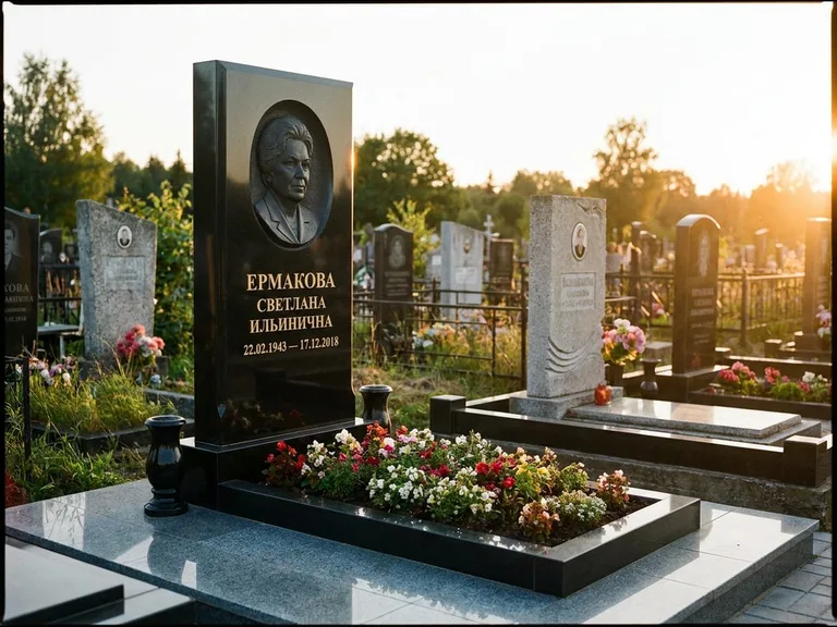 Памятник с барельефом — выполненная работа 18 в Салехарде