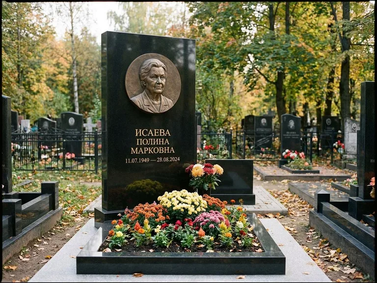 Памятник с барельефом — выполненная работа 20 в Салехарде