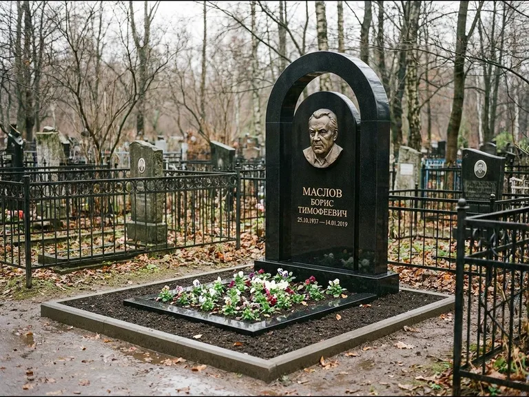 Памятник с барельефом — выполненная работа 23 в Салехарде