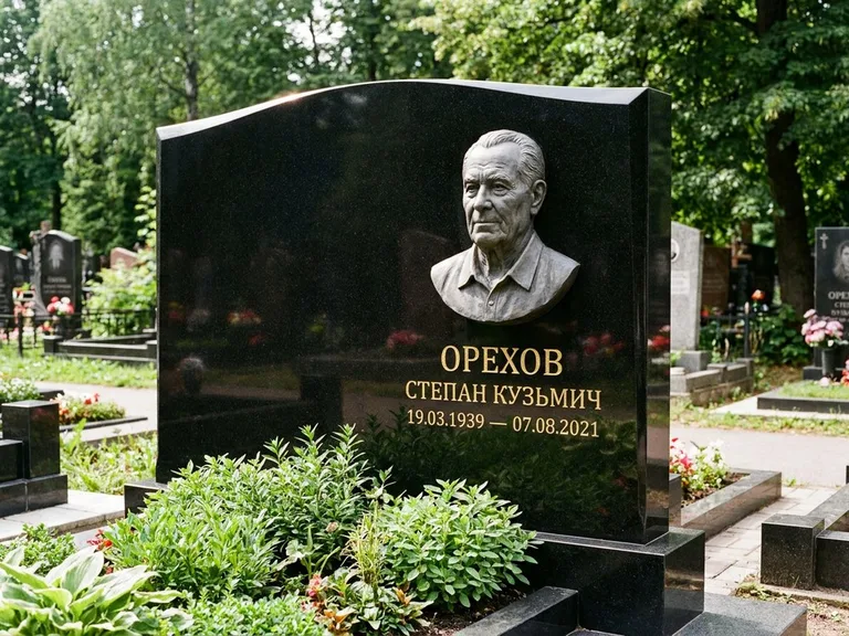 Памятник с барельефом — выполненная работа 25 в Салехарде