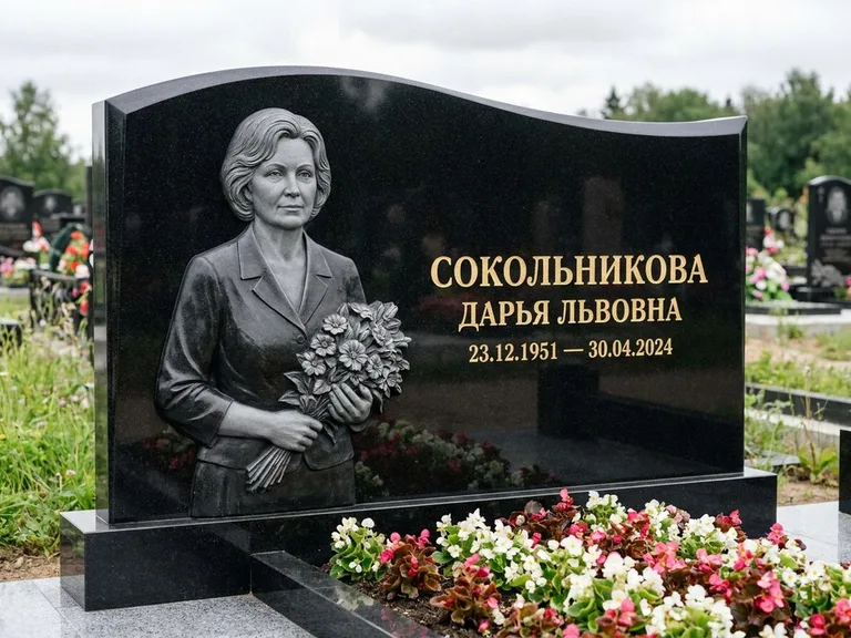 Памятник с барельефом — выполненная работа 28 в Салехарде