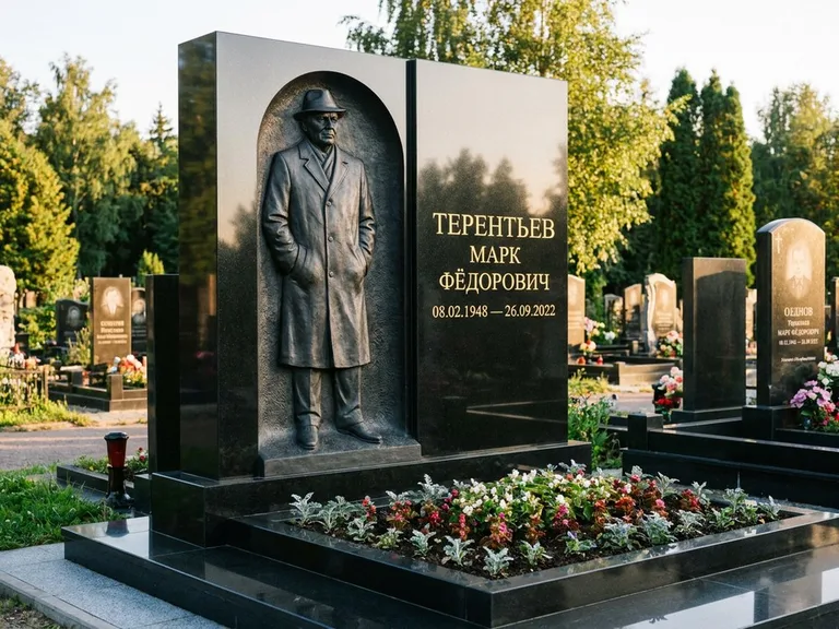 Памятник с барельефом — выполненная работа 29 в Салехарде