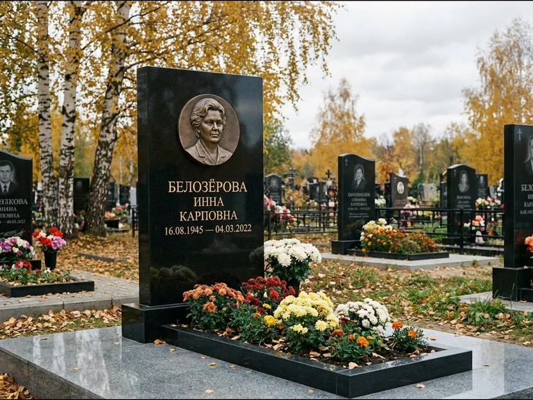 Памятник с барельефом — выполненная работа 2 в Салехарде