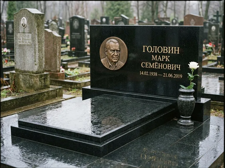 Памятник с барельефом — выполненная работа 40 в Салехарде