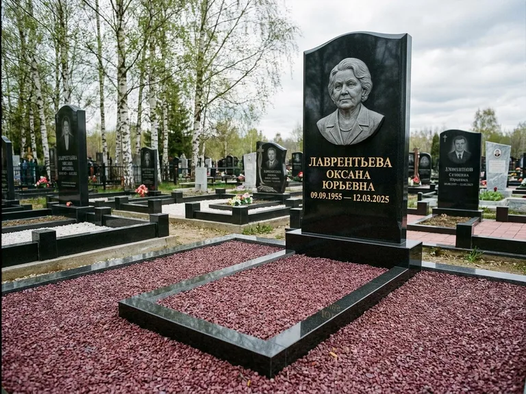 Памятник с барельефом — выполненная работа 47 в Салехарде