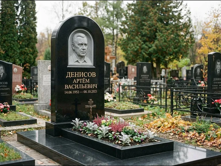 Памятник с барельефом — выполненная работа 5 в Салехарде