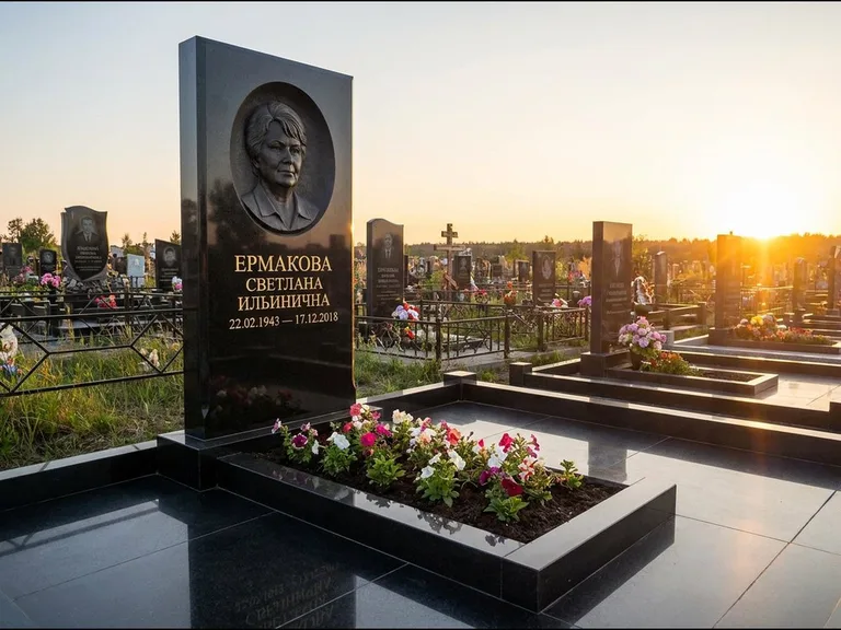Памятник с барельефом — выполненная работа 6 в Салехарде