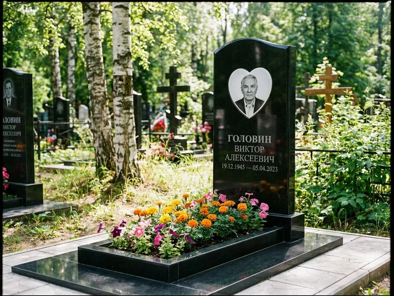 Овальный цветной портрет на керамике в Салехарде