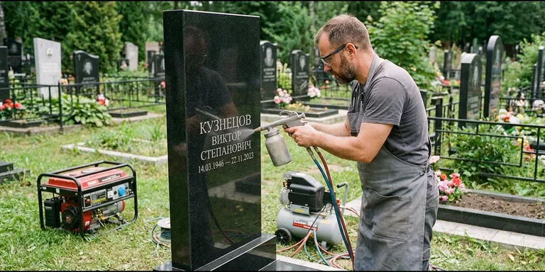 Гравировка с выездом — гравировка на памятник в Салехарде