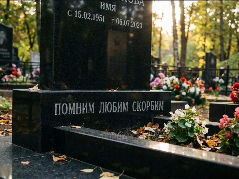Эпитафия — гравировка с выездом на кладбище в Салехарде