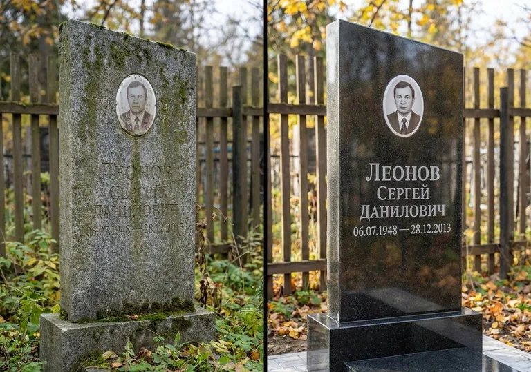 Реставрация запущенного памятника: до и после в Салехарде