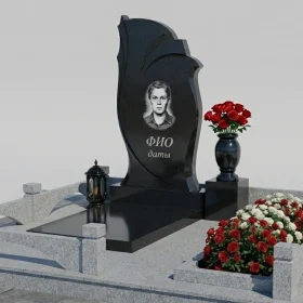 Гранитный мемориальный комплекс вертикальный - ПН465