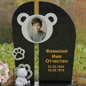 Вертикальный светский Гранитный памятник - П239