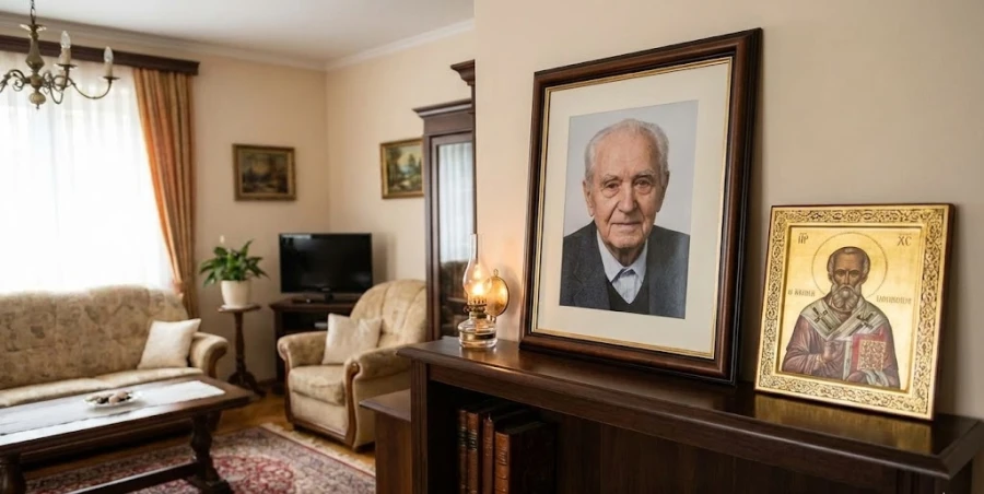 foto-umershego-ryadom-s-ikonoy