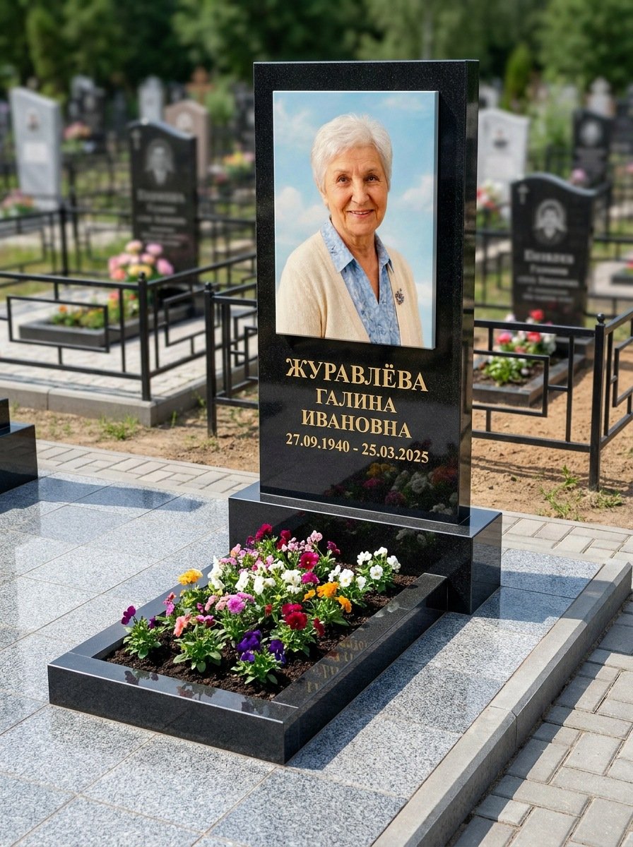 Портрет на памятнике в Салехарде — Портрет в полный рост — керамогранит 400×600 мм
