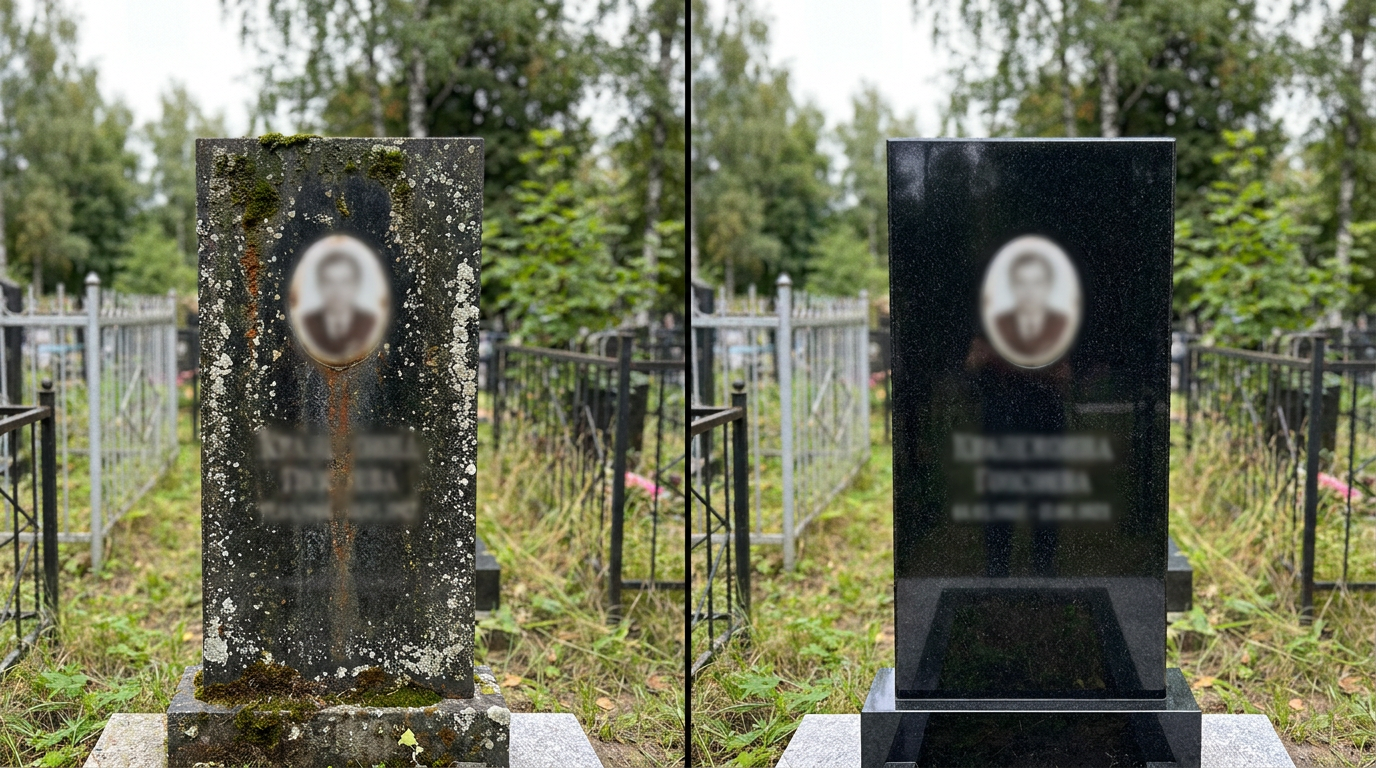Реставрация памятника в Салехарде — пример 1
