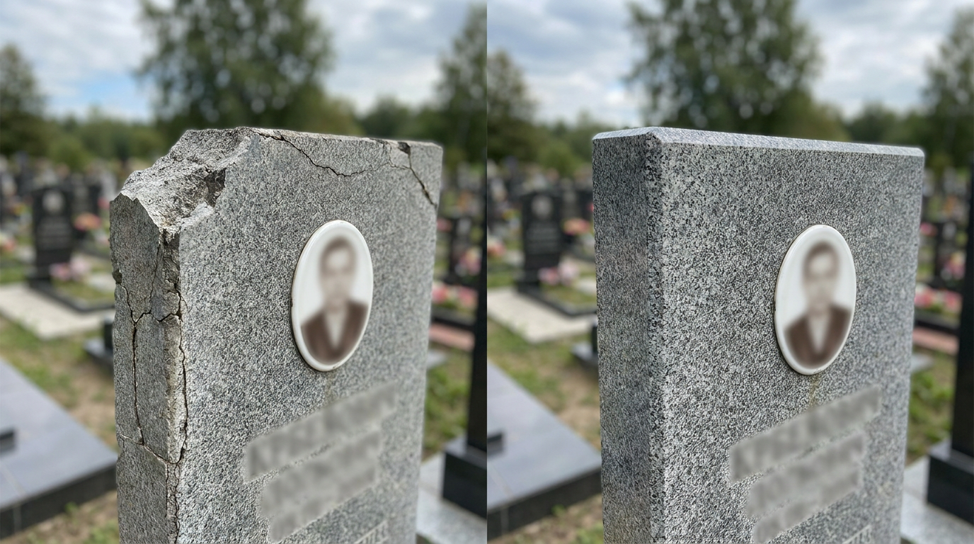 Реставрация памятника в Салехарде — пример 3