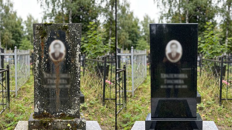 Реставрация памятника в Салехарде — пример 1