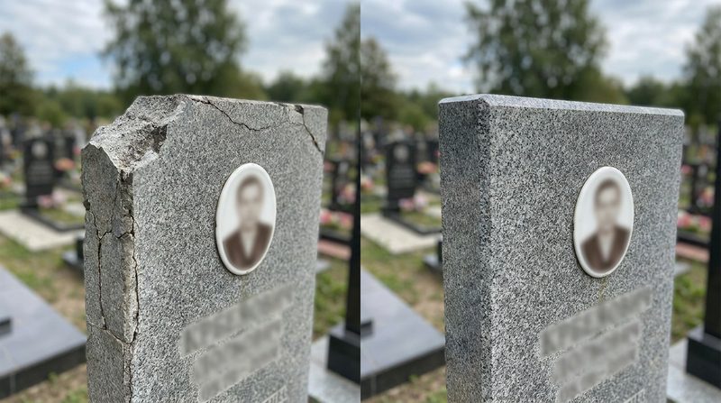 Реставрация памятника в Салехарде — пример 3