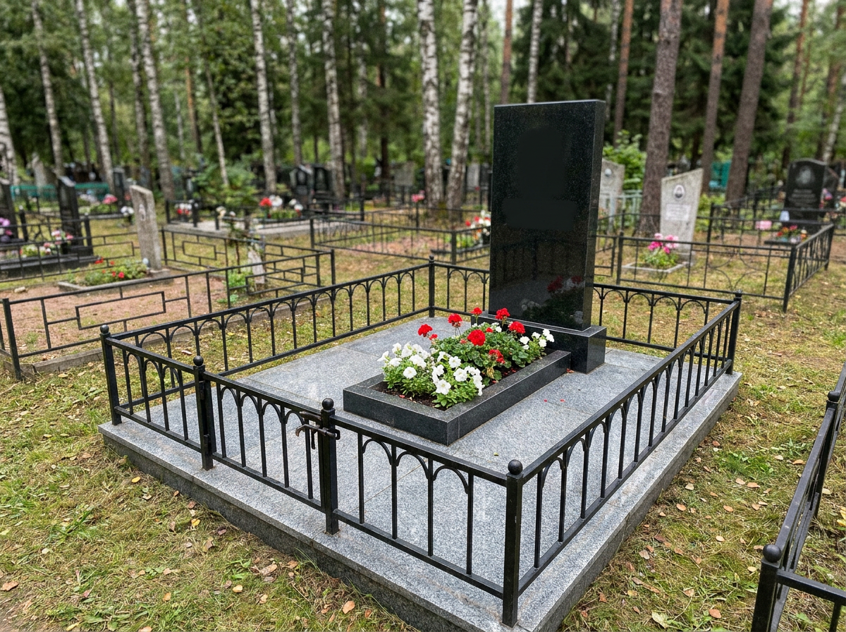 Уборка могилы в Салехарде — пример 3
