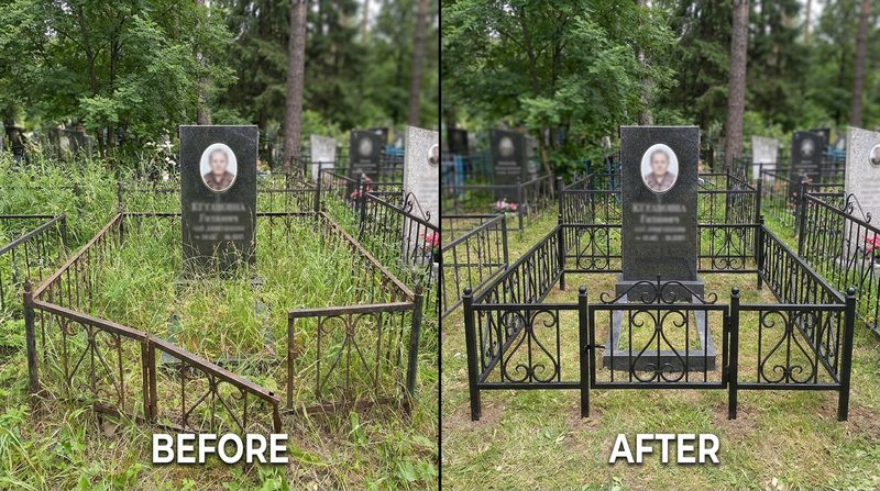 Установка ограды в Салехарде — пример 2