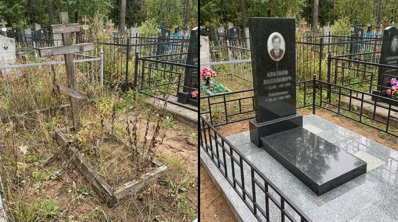 Установка памятника в Салехарде — пример 1