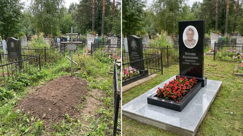 Установка памятника в Салехарде — пример 2